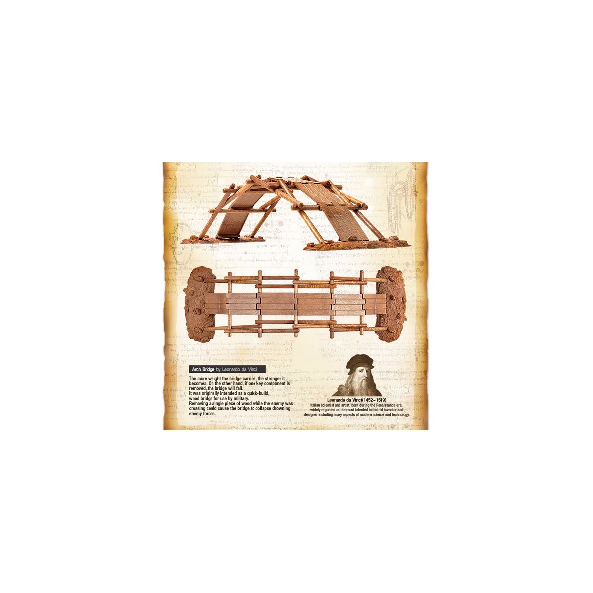 Arch Bridge Leonardo da Vinci Academy Academy 18153 - 2