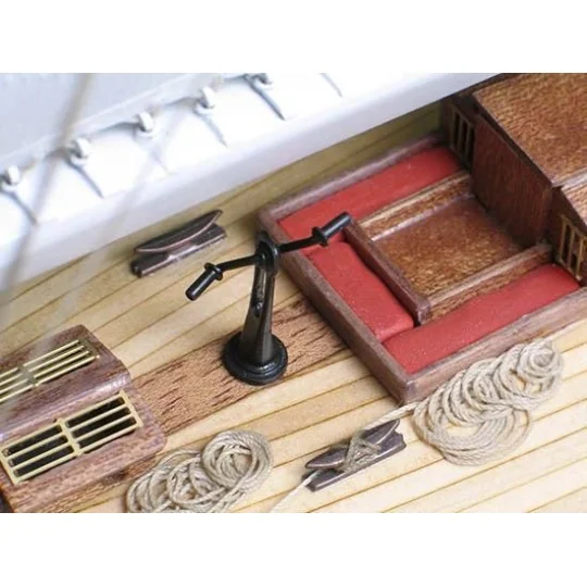 1700/10-Endeavour 1934 with tools 1/80 wooden boat Amati