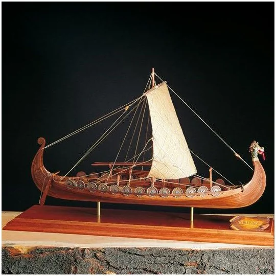 Bateau Viking Drakkar 1/50 bateau en bois Amati Amati 1406/01 - 1 1406/01-Bateau Viking Drakkar 1/50 bateau en bois Amati - 1406/01