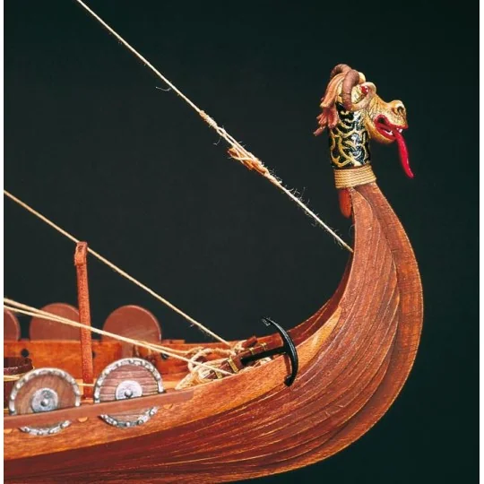 Viking ship Drakkar 1/50 wooden boat Amati Amati 1406/01 - 2 1406/01-Viking ship Drakkar 1/50 wooden boat Amati - 1406/01