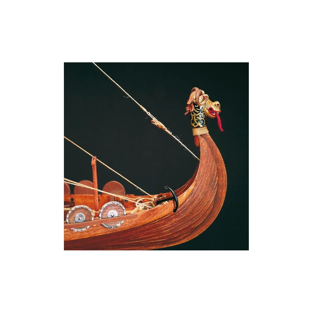 Viking ship Drakkar 1/50 wooden boat Amati Amati 1406/01 - 2