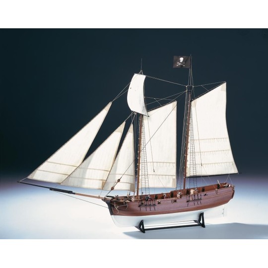 1446-Bateau pirate Adventure 1/60 bateau en bois Amati - 1446