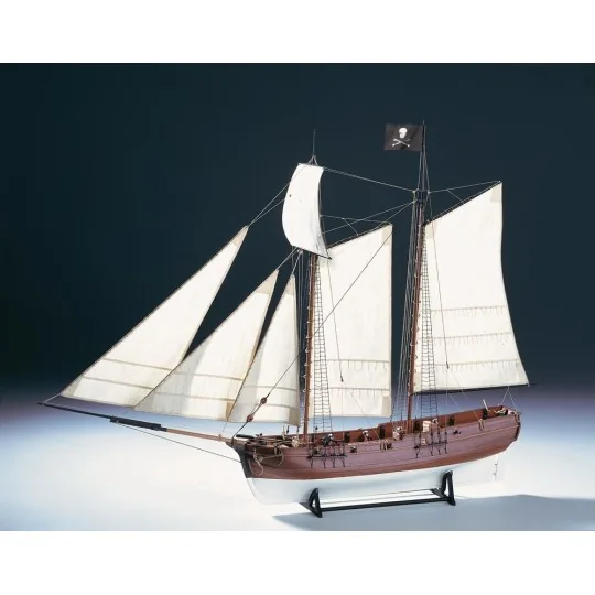 Pirate ship Adventure 1/60 wooden boat Amati Amati 1446 - 1 1446-Pirate ship Adventure 1/60 wooden boat Amati - 1446