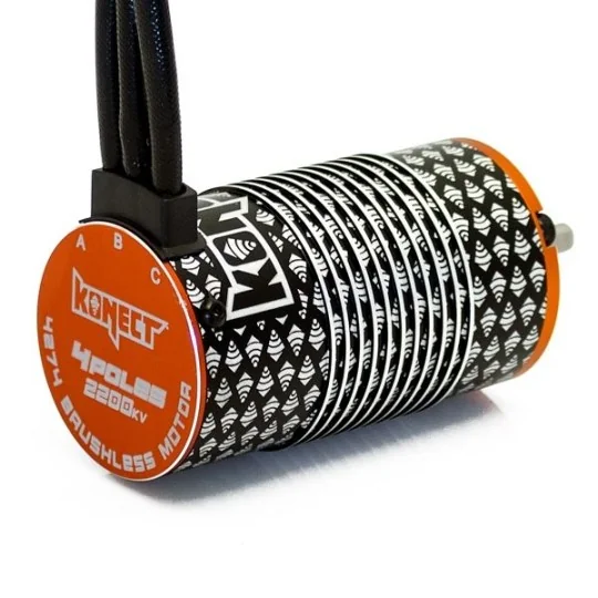 KN-4274SL-4P-2200-Moteur brushless 4 poles 1/8 4274SL 2200kv Konect