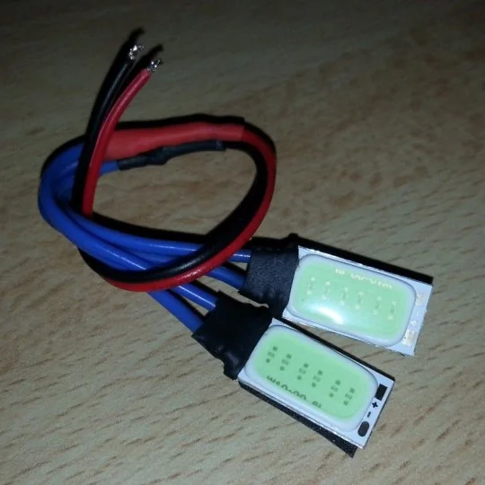 ZMR250-PADBLA-Pad Led Avant ou Arrière 10x20mm Blanc (2) - ZMR250-PADBLA