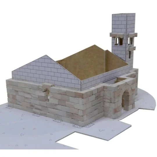 AED1107-Eglise Santa Cecilia (Espagne) 1400pcs maquette en céramique Aedes