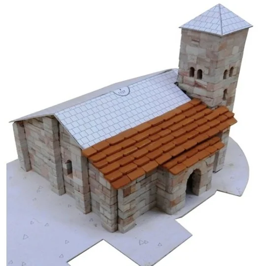 AED1107-Eglise Santa Cecilia (Espagne) 1400pcs maquette en céramique Aedes