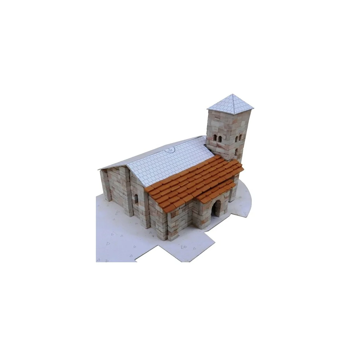 Eglise Santa Cecilia (Espagne) 1400pcs maquette en céramique Aedes Aedes Ars AED1107 - 4