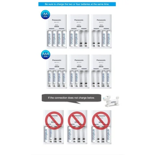 Chargeur piles AA / AAA BQ-CC51E Eneloop BQ-CC51E - 5 BQ-CC51E-Chargeur piles AA / AAA BQ-CC51E Eneloop