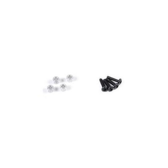 T4900/17S-Screws M4 and inserts for rocket cars 1/10