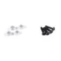 T4900/17S-Screws M4 and inserts for rocket cars 1/10 - T4900/17S