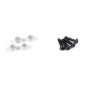 T4900/17S-Screws M4 and inserts for rocket cars 1/10