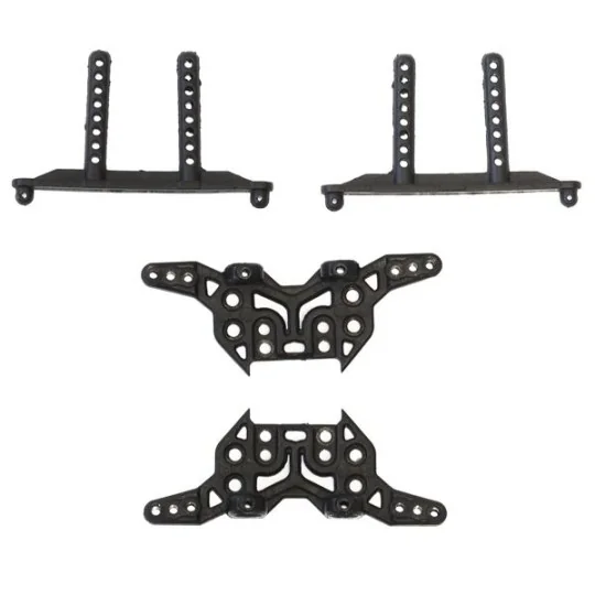 FTK-MT12/003-Kit suport carrosserie et support amortisseur MT12 Funtek - FTK-MT12/003
