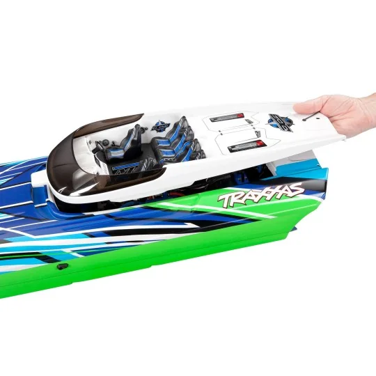 TRX-57046-4-Catamaran CDB M41 Widebody VXL TQi Wireless ID TSM Traxxas