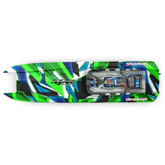 TRX-57046-4-Catamaran CDB M41 Widebody VXL TQi Wireless ID TSM Traxxas