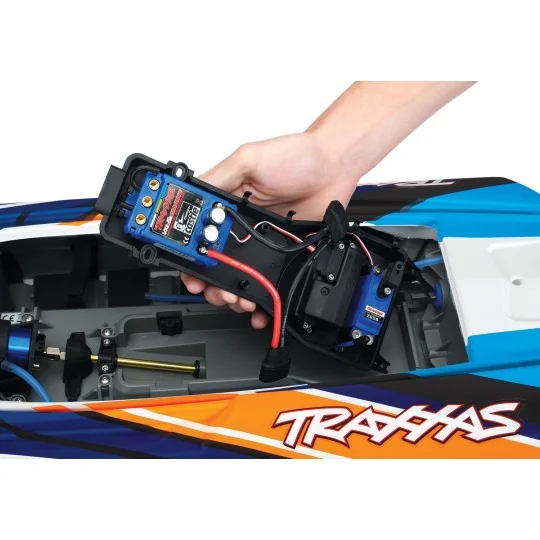 TRX-57046-4-Catamaran CDB M41 Widebody VXL TQi Wireless ID TSM Traxxas