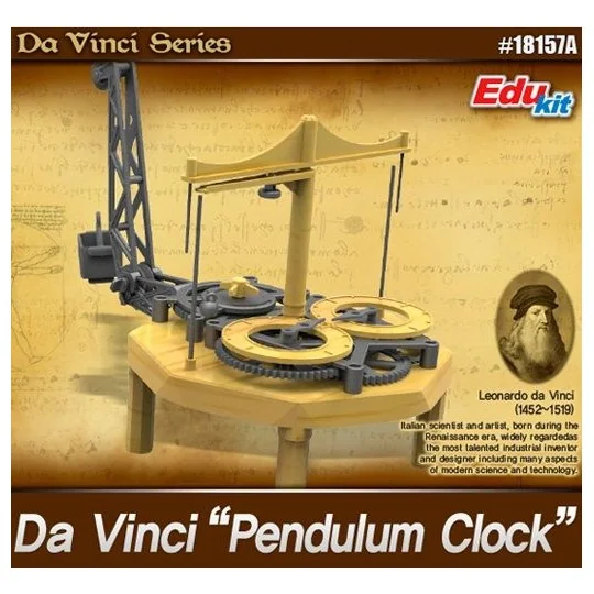 Flying Pendulum Clock Leonardo da Vinci Academy Academy 18157 - 1 18157-Flying Pendulum Clock Leonardo da Vinci Academy - 18157