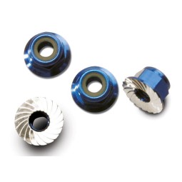 Ecrou de roue anodisé bleu 4mm (4) Traxxas Traxxas TRX-1747R - 1