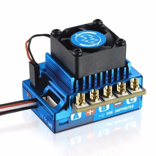 81020170-Inverter brushless XERUN 120 has V2.1 Sensored black 1/10 Hobbywing