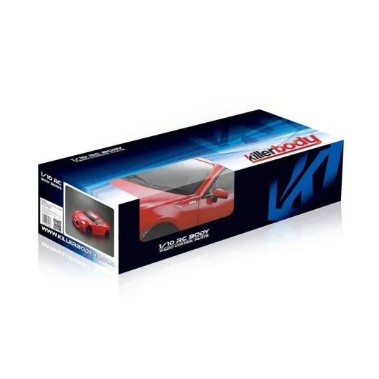 KB48569-Carrosserie Toyota 86 peinte rouge 1/10 195mm Killerbody