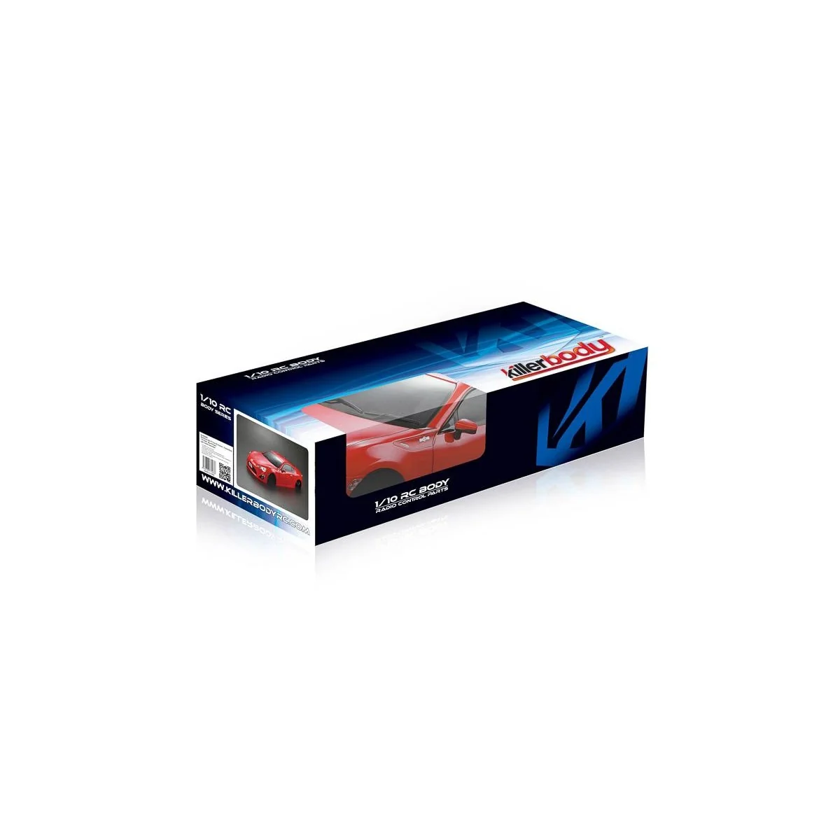 Carrosserie Toyota 86 peinte rouge 1/10 195mm Killerbody Killerbody KB48569 - 2