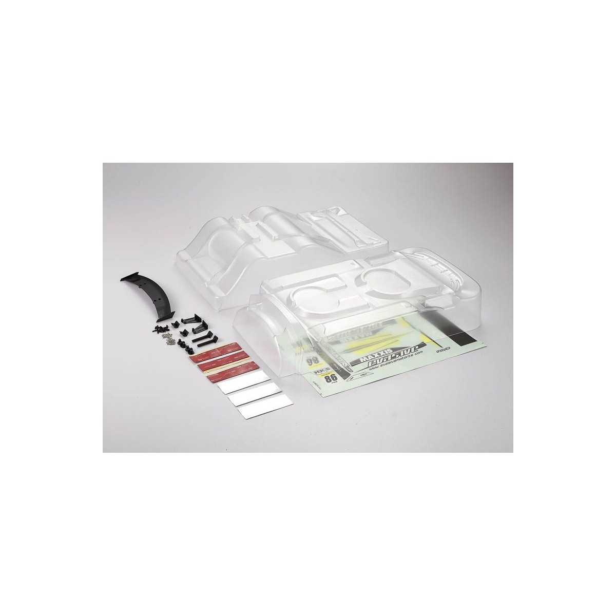 N ° 2 Toyota body kit 86/Subaru BRZ transparent 1/10 195 mm Killerbody Killerbody KB48583 - 1