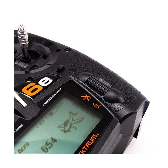 Radio Spektrum DX6e Mode 1 et 2 + AR620 Spektrum SPM6655EU - 5 SPM6655EU-Radio Spektrum DX6e Mode 1 et 2 + AR620 - SPM6655EU