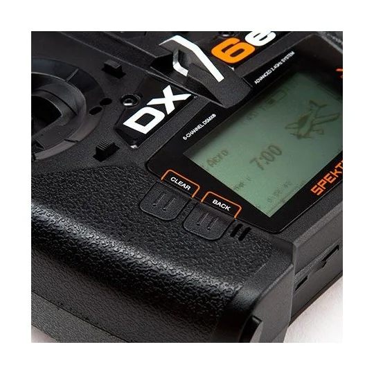 Radio Spektrum DX6e Mode 1 et 2 + AR620 Spektrum SPM6655EU - 6 SPM6655EU-Radio Spektrum DX6e Mode 1 et 2 + AR620 - SPM6655EU