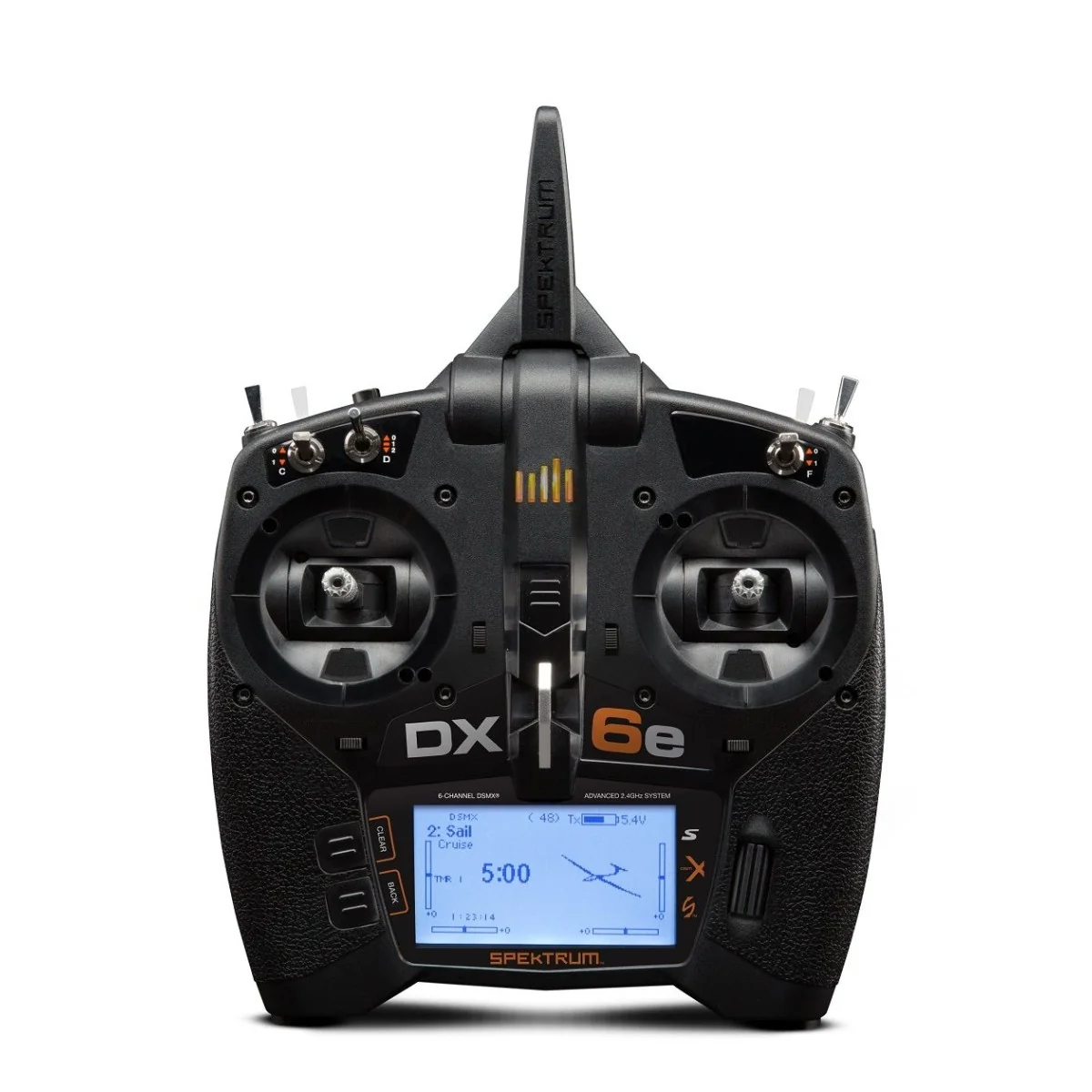 Radio Spektrum DX6e Mode 1 and 2 Spektrum SPMR6655EU - 1 Radio Spektrum DX6e Mode 1 and 2 Spektrum SPMR6655EU - 1