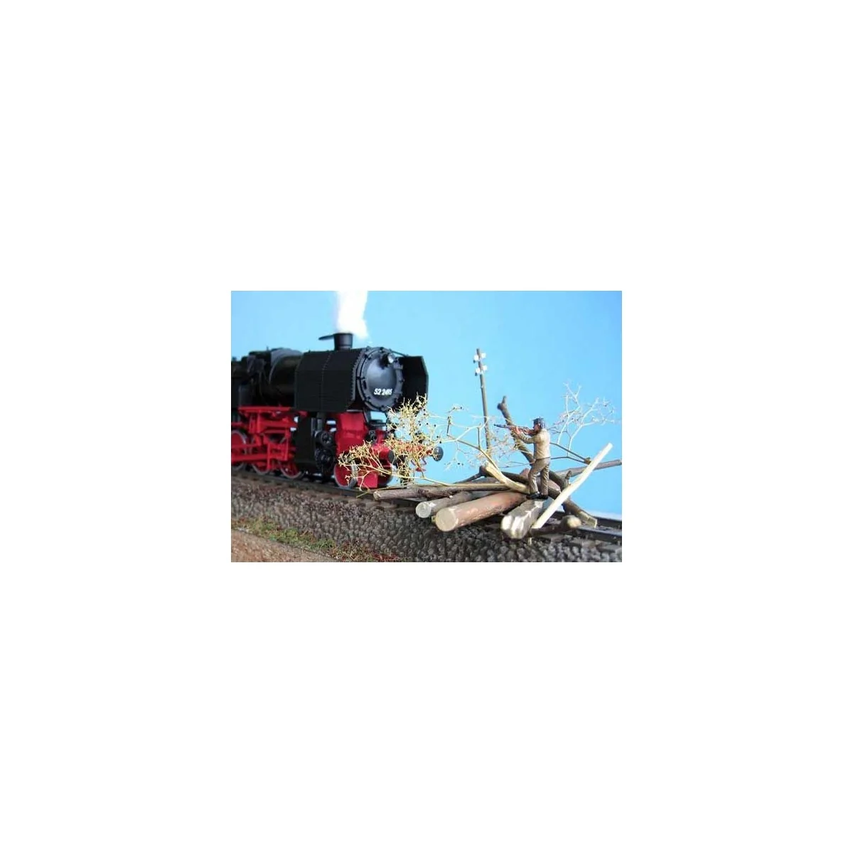 Locomotive à vapeur allemande BR52 1/72 Hobby Boss Hobby Boss HB82901 - 4