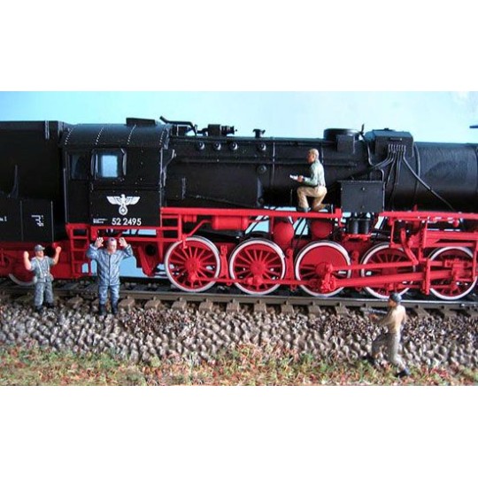 HB82901-Locomotive à vapeur allemande BR52 1/72 Hobby Boss
