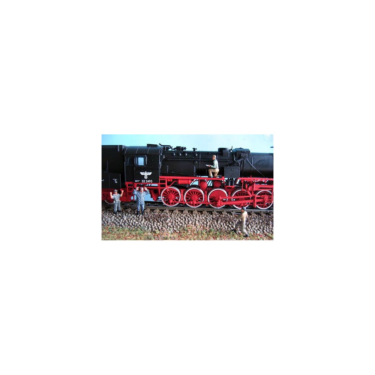 Locomotive à vapeur allemande BR52 1/72 Hobby Boss Hobby Boss HB82901 - 5