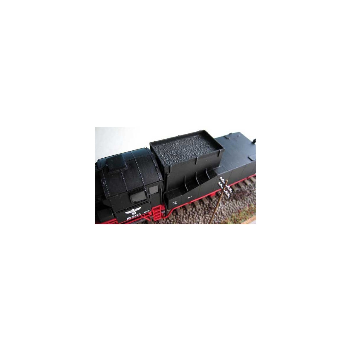 Locomotive à vapeur allemande BR52 1/72 Hobby Boss Hobby Boss HB82901 - 6