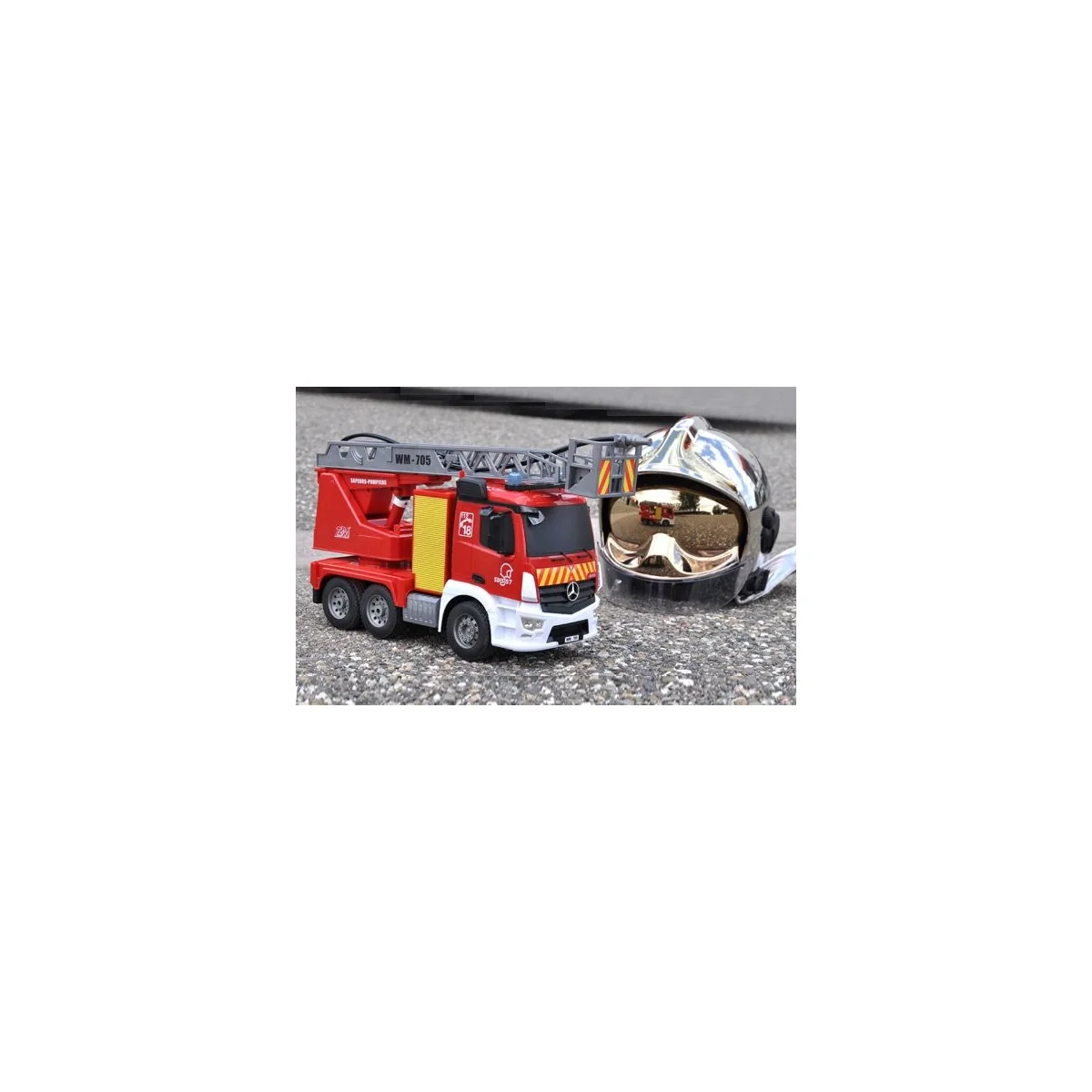 Camion pompier grande échelle RC - T2M T2M T705 - 1 Camion pompier grande échelle RC - T2M T2M T705 - 1