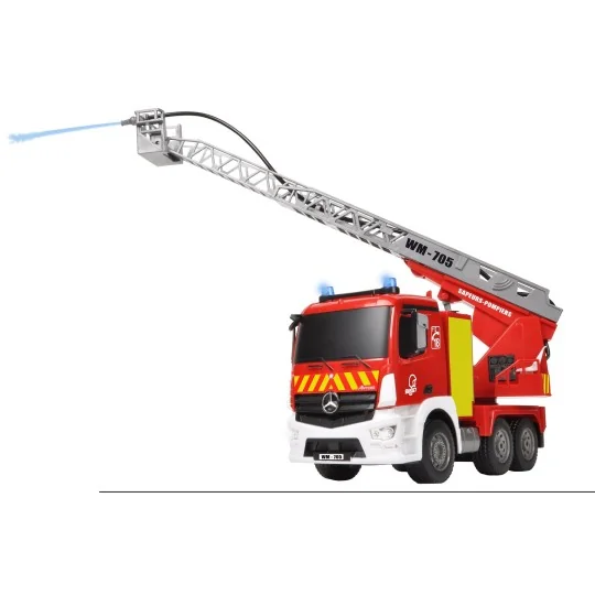 Camion pompier grande échelle RC - T2M T2M T705 - 4 T705-Camion pompier grande échelle RC - T2M - T705