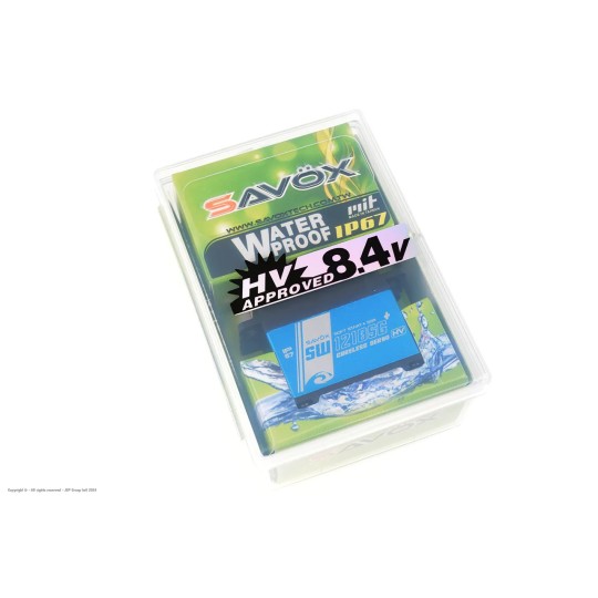 SW-1210SG+-Servo étanche SW-1210SG+ 6V 20kg/0.15s Savox