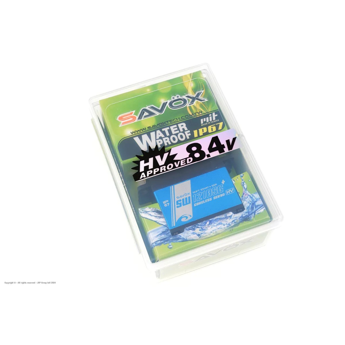 Servo étanche SW-1210SG+ 6V 20kg/0.15s Savox Savox SW-1210SG+ - 6