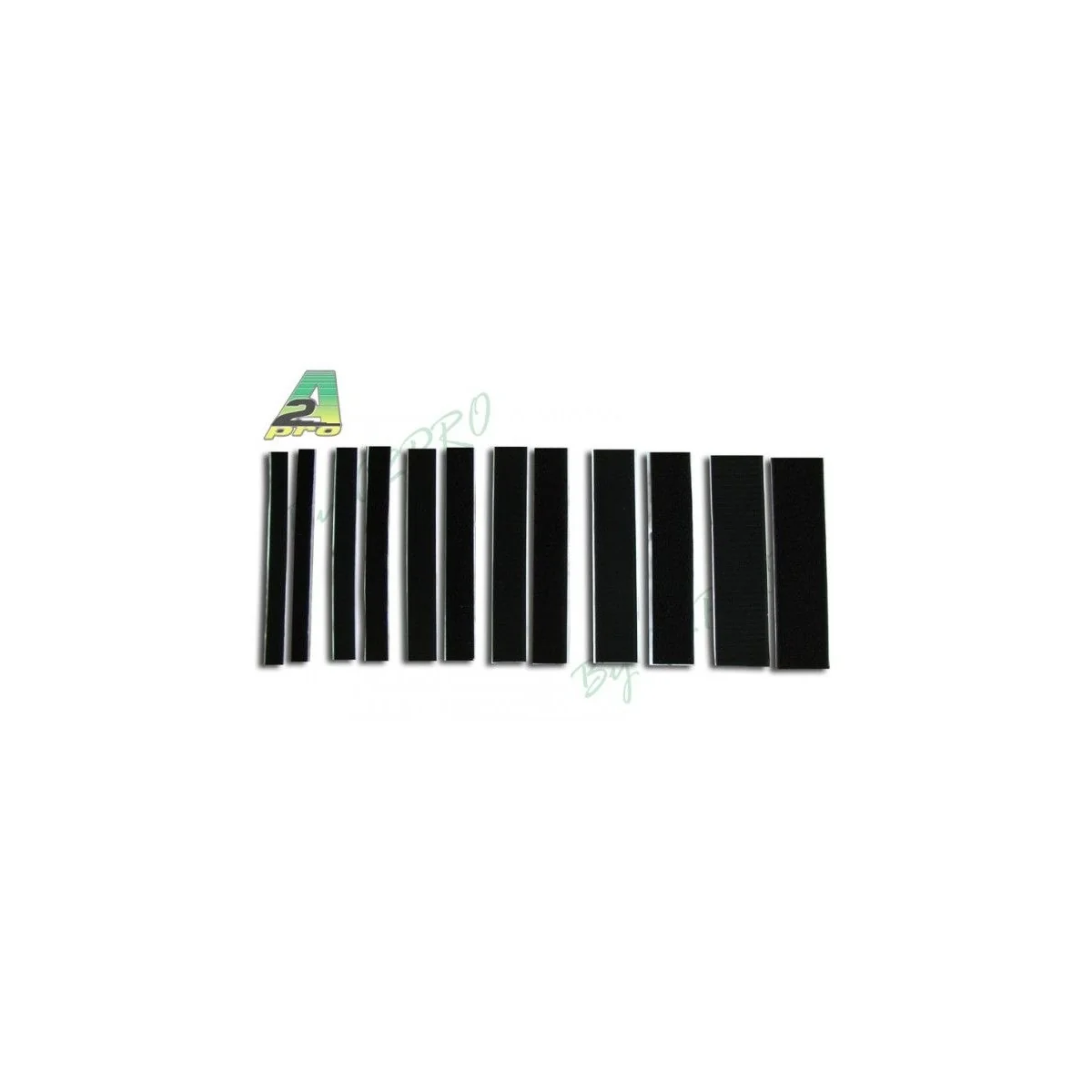 Self-adhesive Velcro M/F black 25mm x 20cm A2pro A2Pro S0448820 - 1 Self-adhesive Velcro M/F black 25mm x 20cm A2pro A2Pro S0448820 - 1