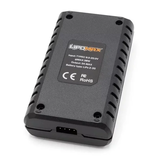 Konect 2-3S 38W USB-C LiPo Charger Konect KN-LIPOMAX - 2 KN-LIPOMAX-Konect 2-3S 38W USB-C LiPo Charger - KN-LIPOMAX