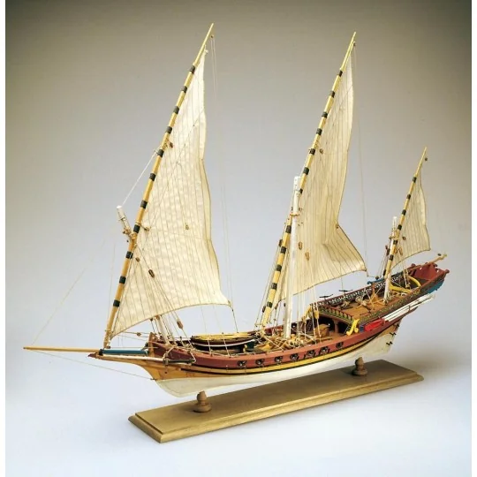 Xebec 1/60 bateau en bois Amati Amati 1427 - 1 1427-Xebec 1/60 bateau en bois Amati - 1427