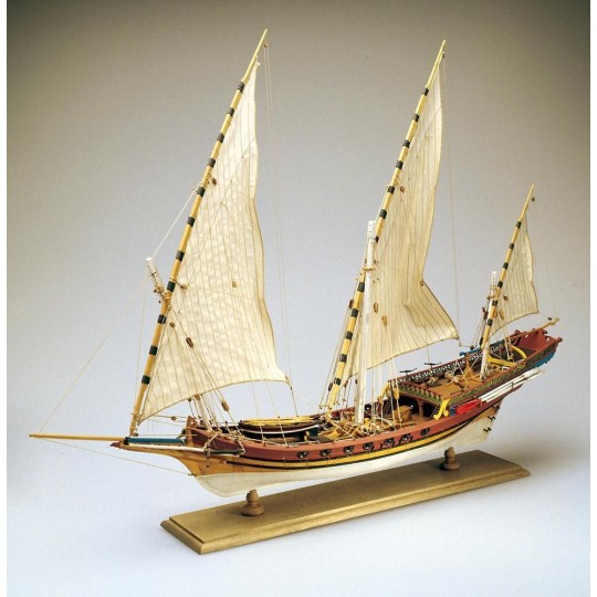 1427-Xebec 1/60 wooden boat Amati