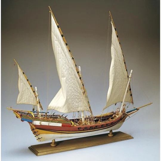 1427-Xebec 1/60 bateau en bois Amati