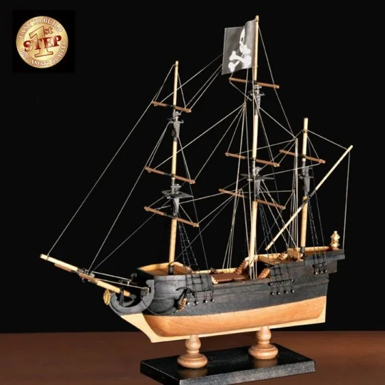 600/01-Boat Pirate 1/135 model boat start wooden Amati - 600/01