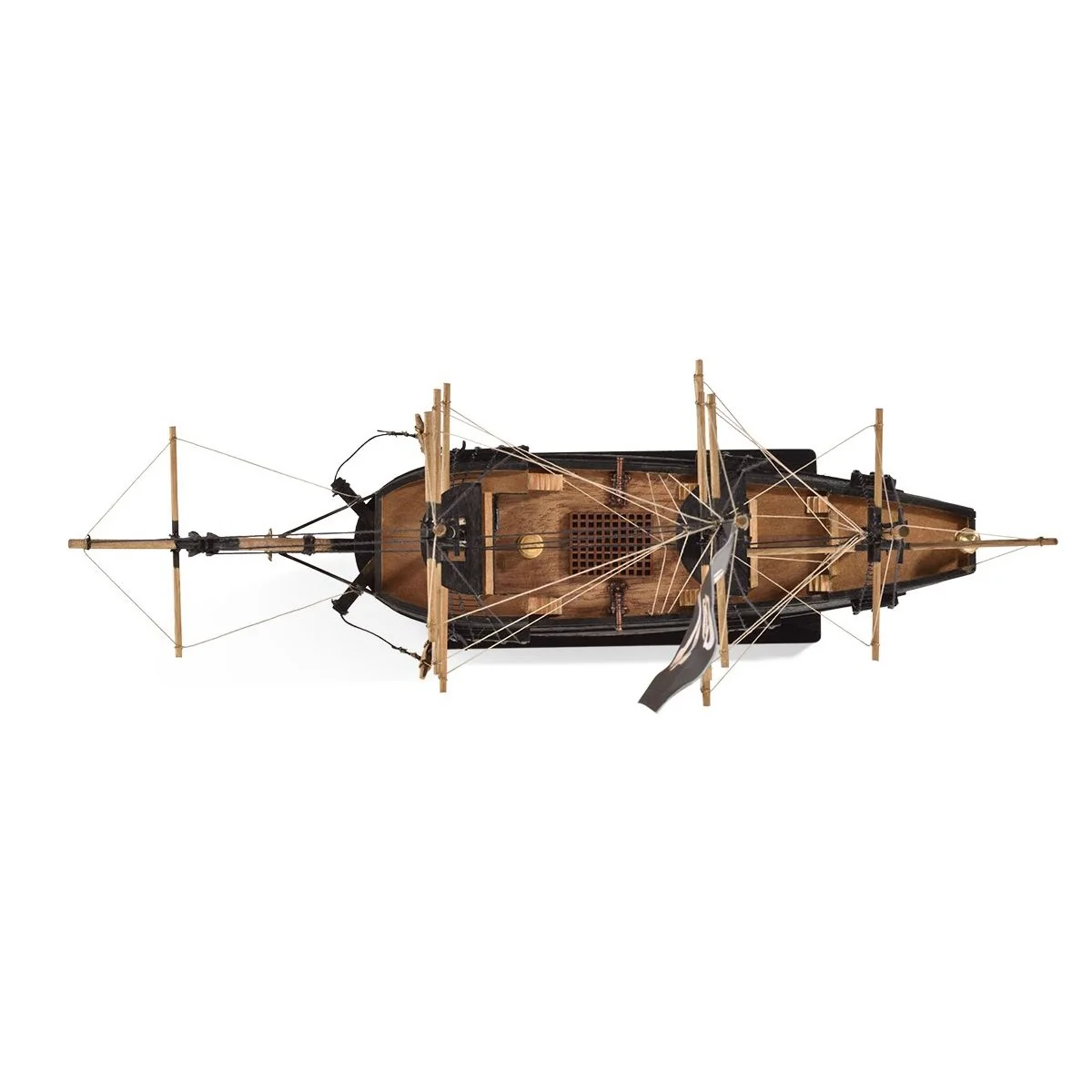 Bateau Pirate 1/135 modèle de début bateau en bois Amati Amati 600/01 - 6