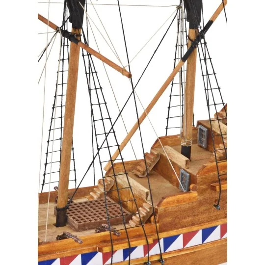 600/02-Elizabethan Galleon 1/135 Amati wooden boat start model - 600/02