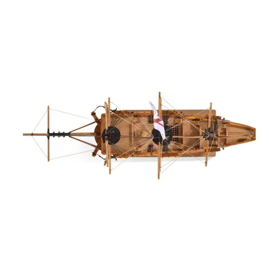600/02-Elizabethan Galleon 1/135 Amati wooden boat start model