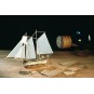 1355-Kit Hannah 1/300 bateau en bois Amati en boueille