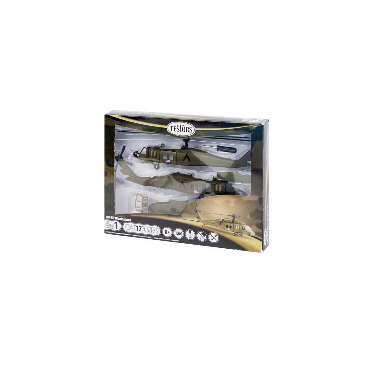UH60 Blackhawk Testor 1/60 Testors 650026 - 1