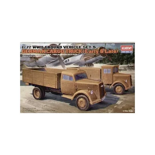AC13404-WWII German Trucks 1/72 Academy - AC13404