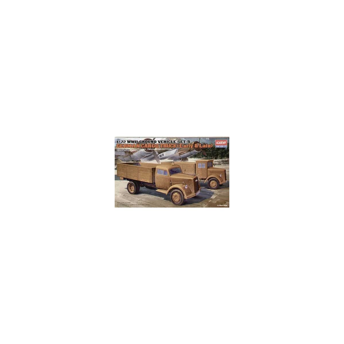 WWII German Trucks 1/72 Academy Academy AC13404 - 1 WWII German Trucks 1/72 Academy Academy AC13404 - 1